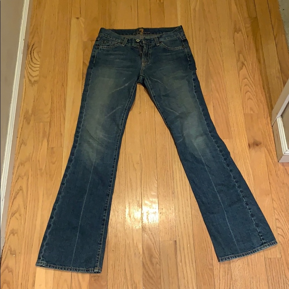7 For All Mankind Women’s blue jeans size 25 USA